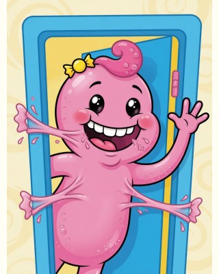 Barry Bubblegum cartoon portrait