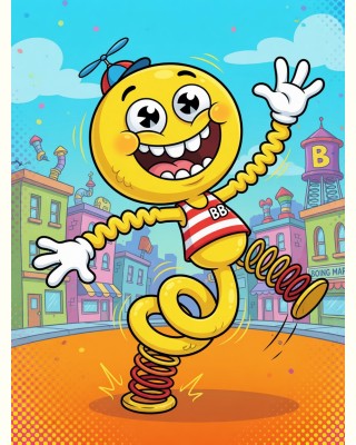 Benny Bounce cartoon portrait