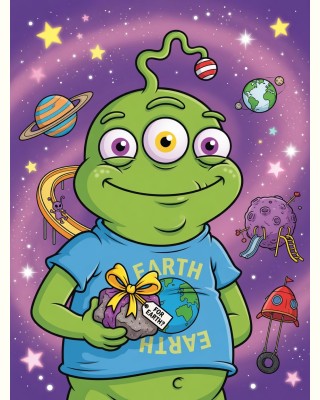 Grumbles McMoon cartoon portrait