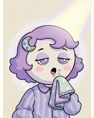 Mimi Mooncake cartoon portrait