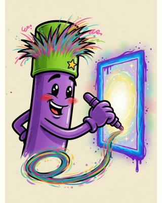 Moxie Marker cartoon portrait