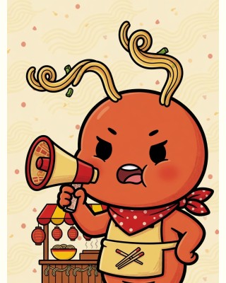 Nana Noodlebug cartoon portrait