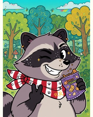 Penny Pencilton cartoon portrait