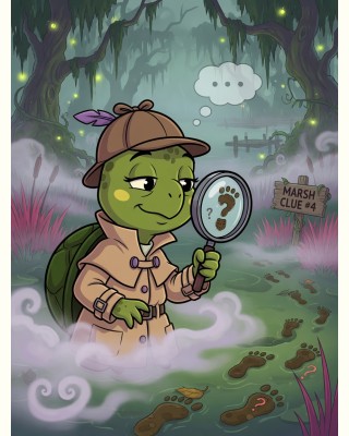 Squeaky Sneakers cartoon portrait