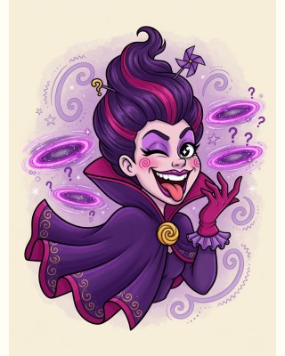 Vera Vortex cartoon portrait